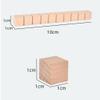 Gazechimp Montessori DIY Wooden Base Ten Blocks Math Manipulative Early Math Learning, Package A view 2