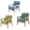 Gazechimp 1:12 Scale Dollhouse Single Armchair for Living Room Furniture Decor Parts, Green, 6x6x7.5cm view 2