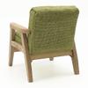 Gazechimp 1:12 Scale Dollhouse Single Armchair for Living Room Furniture Decor Parts, Green, 6x6x7.5cm view 3