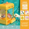 cxjoigxi Large Claw Machine for Kids Adults with Prizes, Adjustable Sound & Light, Mini Vending Machine for Girls Boys, Electronic Arcade Crane Game, Candy Dispenser Toy for Party Birthday Gifts, Duck view 4