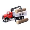 New-Ray Toys 17126 1-18 Mack Granite Log Truck with Crane view 1