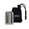 ONO Roller - Handheld Fidget Toy for Adults | Help Relieve Stress, Anxiety, Tension | Promotes Focus, Clarity | Compact, Portable Design (Natural, Mini Size - Stainless Steel) view 1