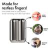 ONO Roller - Handheld Fidget Toy for Adults | Help Relieve Stress, Anxiety, Tension | Promotes Focus, Clarity | Compact, Portable Design (Natural, Mini Size - Stainless Steel) view 3