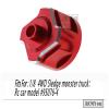 RCMYou RC Alloy Front Middle Rear Diff Housing Differential Gears Housing Universal Carrier Upgrades Part for 1/8 Sledge 4WD,Hops up for Sledge Monster Truck #95076-4,Replace #9581,Red view 2