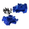 RCMYou Aluminum Gear Box Upgrades Part for 1/8 Sledge 4WD,Front Rear Universal Gear Box Housing, RC Alloy Gearbox Hops up for Sledge Monster Truck RC Car #95076-4,Replace #9529, Navy Blue view 1