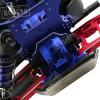 RCMYou Aluminum Gear Box Upgrades Part for 1/8 Sledge 4WD,Front Rear Universal Gear Box Housing, RC Alloy Gearbox Hops up for Sledge Monster Truck RC Car #95076-4,Replace #9529, Navy Blue view 4