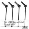 RCMYou RC Drive Shaft CVD Upgrades Part for 1/8 Sledge 4WD #95076-4, 4pcs Front Rear Harden Steel #45 Hops Up for 1/8 4WD Sledge Monster Truck 95076-4,Black view 2