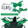 RCMYou Upgrades Part for 1/10 Slash 2WD,Alloy Front Rear Suspension Arm,Caster Block,Steering Blocks,Rear Stub Axle Carriers Upgrades Hops Up Set for Slash 2WD,Green view 2