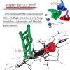 RCMYou Upgrades Part for 1/10 Slash 2WD,Alloy Front Rear Suspension Arm,Caster Block,Steering Blocks,Rear Stub Axle Carriers Upgrades Hops Up Set for Slash 2WD,Green view 4
