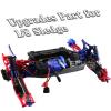 RCMYou RC Motor Heatsink w/Cooling Fan Upgrades Part for 1/8 Sledge 4WD #95076-4, Aluminum Cooling Fan Motor Heatsink Hops Up for 1/8 4Wd Sledge Monster Truck,Red view 4