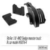 RCMYou RC Aluminum Main Gear Cover Alloy Upgrades Part for 1/8 Sledge 4WD,Hops up for Sledge 4WD Monster Truck RC Car #95076-4,Replace #9584,Black view 2