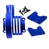RCMYou RC Aluminum Main Gear Cover Alloy Upgrades Part for 1/8 Sledge 4WD,Hops up for Sledge 4WD Monster Truck RC Car #95076-4,Replace #9584,Navy Blue view 1