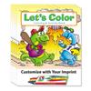 ZOCO  Let's Color  Custom Coloring Books (250 Bulk Pack, With Crayons)  Goodie Bag,Stocking Stuffers  Party Favors  Games, Puzzles, Fun Activities for Kids view 1
