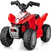 OLAKIDS Kids Ride On ATV, 6V Electric Vehicle for Toddlers, 4 Wheeler Battery Powered Motorized Quad Toy Car for Boys Girls with LED Lights, Horn (Garnet) view 1