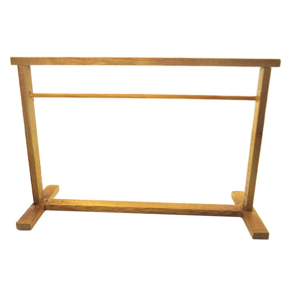 gazechimp Wood Mini Dollhouse Clothes Drying Laundry Rack 1/6 1/12 1:12 1:6 Scale Accs