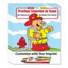ZOCO  Fire Safety (in Spanish) Custom Coloring & Activity Books for Kids (250 Bulk Pack, With Crayons)  Fire Prevention Week, National Night Out Educational Materials view 1