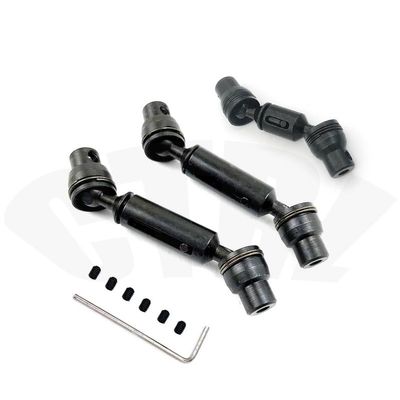 RC Car Metal Drive Shaft Cardan Shaft 1/16 WPL B14 B24 C24 C34 B16 B36 6WD D12 MN40 D90 D91 99S Common Parts for Crawler Trucks ( Color : Black C )