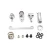 Greendhat Steering Clutch Assembly Steering Servo Saver Complete Upgrade Parts for WLtoys 144001 144002 124016 124018 124019 1/12 RC Car ( Color : Silver ) view 1