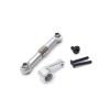 Greendhat Compatible with WLtoys 144010 144001 144002 124017 124016 124018 124019 RC Car Modification Parts, Metal Steering Gear Lever & Steering Gear Arm ( Color : Silver ) view 1