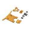 for WLtoys 144001 144010 124016 124017 124018 124019 RC Car General Metal Upgrade Parts, Front Bumper Modification ( Color : Gold ) view 1