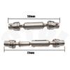 RC Car Metal Drive Shaft Cardan Shaft 1/16 WPL B14 B24 C24 C34 B16 B36 6WD D12 MN40 D90 D91 99S Common Parts for Crawler Trucks ( Color : Silver B ) view 3