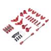 Greendhat Compatible with WLtoys 1/28 284131 K969 K979 K989 K999 P929 P939 RC Car Metal Parts, Upgrade and Modification Wearing Parts 9-Piece Set ( Color : Gold ) view 2