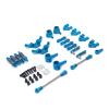 Greendhat Compatible with WLtoys 1/28 284131 K969 K979 K989 K999 P929 P939 RC Car Metal Parts, Upgrade and Modification Wearing Parts 9-Piece Set ( Color : Gold ) view 3
