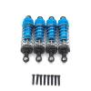Greendhat 4 Metal Front and Rear Universal Shock absorbers for Wltoys 124019 124018 124017 124016 144002 144001 RC car Upgrade Parts ( Color : Blue ) view 3