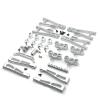 Compatible with JLB Golden Leopard 1/10 J3 RC Car Metal Upgrade Kit Including Original Car Accessory Numbers: EA1001 EA1002 EA1003 EA1009 EA1015 ( Color : Silver ) view 1