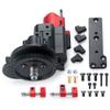 RCHUBAM Metal Complete Transmission Case Gearbox with Dig Gear 2 Speeds for 1:10 Axial SCX10 RC Crawler Car view 3