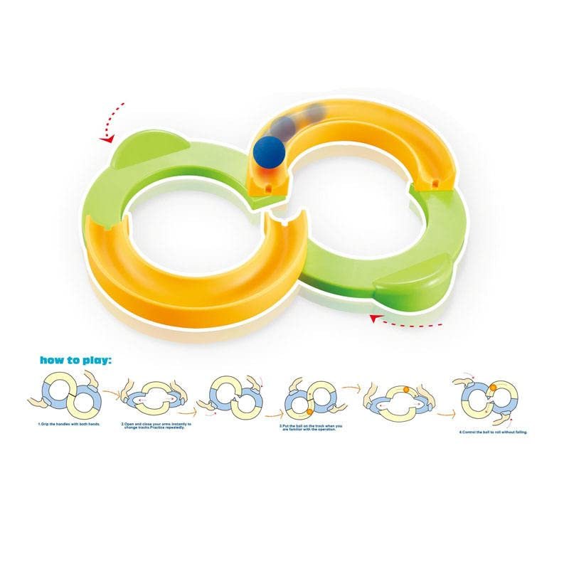 szoii Children's Enhanced Concentration 88 Track Infinite Loop Rolling Ball Toy