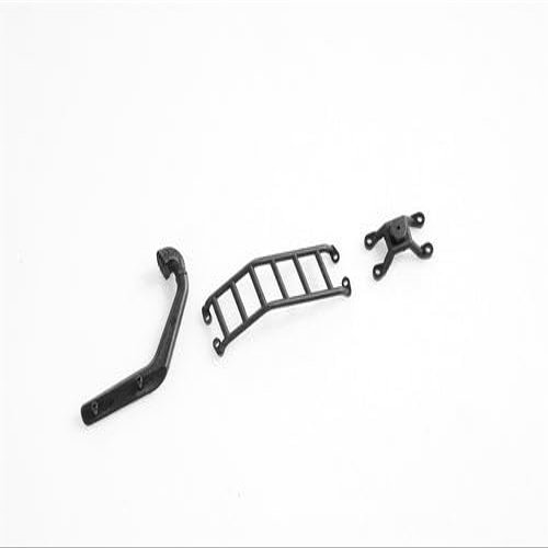 FMS FCX18 Rc Car Parts RC Crawler RC Trucks Parts Replacement Accessory for 1/18 for FCX18 Land Cruiser 80, 1:18 Land Cruiser 80: Ladder and Spare Tire Bracket