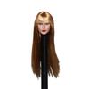 1/6 Scale Female Head Sculpt,European Sweet Girl Planted Hair Head Carved for 12inch PH TBL Action Figure Body Collection (E) view 1