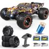 HAIBOXING Brushless RC Car 16890A 1/16 Scale 4X4 Fast Remote Control Truck 48 KM/H Top Speed, Hobby RC Cars for Adults and Boys All Terrain Off-Road Truck with Spare Paddle Tires for Sand Land view 1