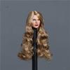 1/6 Scale Female Head Sculpt,European Sweet Girl Planted Hair Head Carved for 12inch PH TBL Action Figure Body Collection (G) view 2