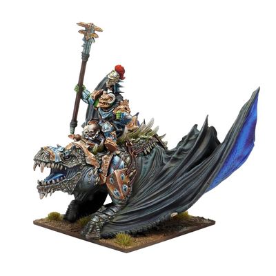 Mantic KoW Riftforged Orc Stormbringer on Winged Slasher