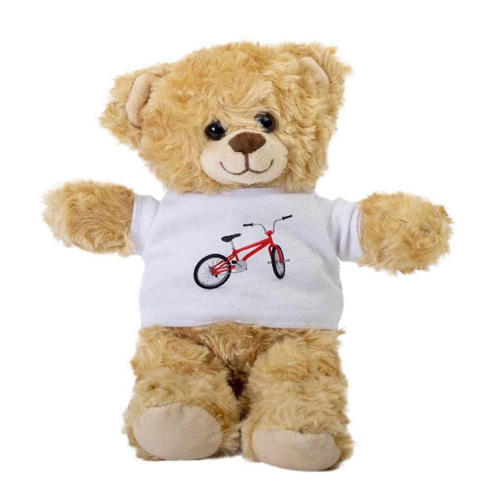 Teddy Bear on Bicycle  Gift for Cyclists & Bike Lovers - Birthday Idea