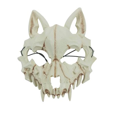 Japanese Half Mask - Black Tiger Mask,Ye Yaksha Dragon God Tengu Black Tortoise, Resin Skull Scary Horror Ninja Mask Costume Props