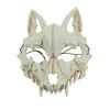 Japanese Half Mask - Black Tiger Mask,Ye Yaksha Dragon God Tengu Black Tortoise, Resin Skull Scary Horror Ninja Mask Costume Props view 1