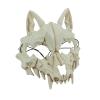 Japanese Half Mask - Black Tiger Mask,Ye Yaksha Dragon God Tengu Black Tortoise, Resin Skull Scary Horror Ninja Mask Costume Props view 2