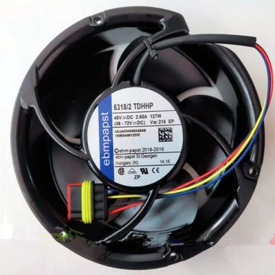 1PCS 6318/2TDHHP Fan for 48V 2.65A 172mm L172mm W51mm H Cooling Fan