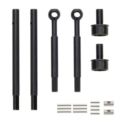 RCAWD Front Rear Heavy Duty CVD Driveshafts for 1/24 Scale FMS FCX24 RC Crawlers Upgrades Part