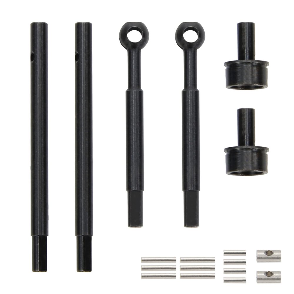 RCAWD Front Rear Heavy Duty CVD Driveshafts for 1/24 Scale FMS FCX24 RC Crawlers Upgrades Part