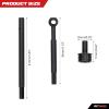 RCAWD Front Rear Heavy Duty CVD Driveshafts for 1/24 Scale FMS FCX24 RC Crawlers Upgrades Part view 3