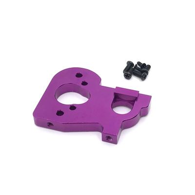 Greendhat for WLtoys 144002 124016 124017 124019 124018 144001 RC Car Parts Metal Upgrade Modification Parts Motor Base Motor Base ( Color : Purple )