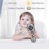 TuiVeSafu Kids Musical TV Remote Control Toy with Soft Light and Sound, Adjustable Volume Early Education Learning Remote Toy with English,French,Spanish Gift Toy for 6 Months+ Toddlers Boys or Girls view 3