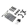 Greendhat MN Model 1/12 D90 D91 D96 MN98 MN99S RC Car Parts, Metal Upgrade & Modification 6-Piece Set, Including Shock Absorbers, etc. ( Color : Black ) view 4