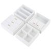 Keenso 1:12 Mini Wood Cabinet Furniture Living Room Bedroom Cabinet Unit for Dollhouse White Doll Accessories view 4