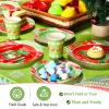172 Christmas Ugly Sweater Decorations Xmas Disposable Dinnerware Set Party Supplies with Includes Paper Plates Cups Napkins Knifes Forks Spoons Tablecloths It's About to Get Ugly Banner, Serves 24 view 4