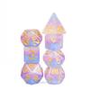 HDdais 7PCS 3 Colors DND Polyhedral Dice Set Glitter D&D Dice for Role Playing and Other Tabletop Games view 3
